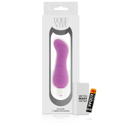 DOLCE VITA - G-SPOT LILAC SILICONE VIBRATOR