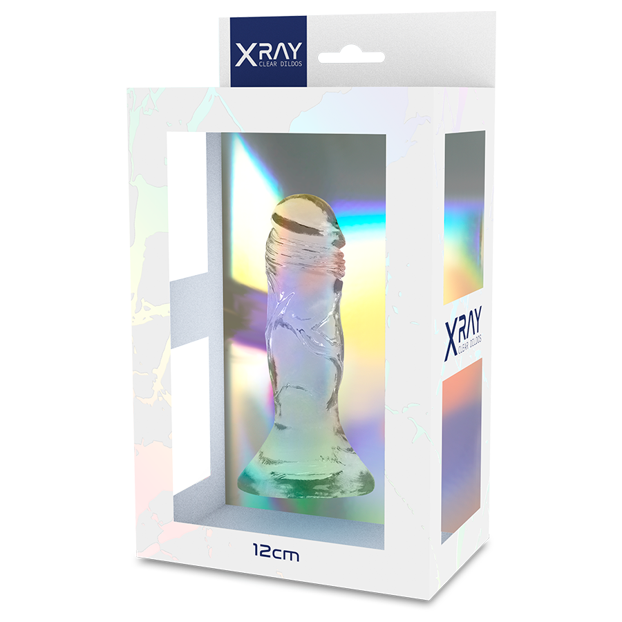 X RAY - CLEAR TRANSPARENT DILDO 12 CM -O- 2.6 CM