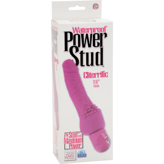 CALEXOTICS - POWER STUD CLITERRIFIC VIBRADOR ROSA