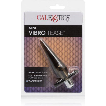 CALEXOTICS - MINI VIBRO TEASE PLUG BLACK VIBRATOR