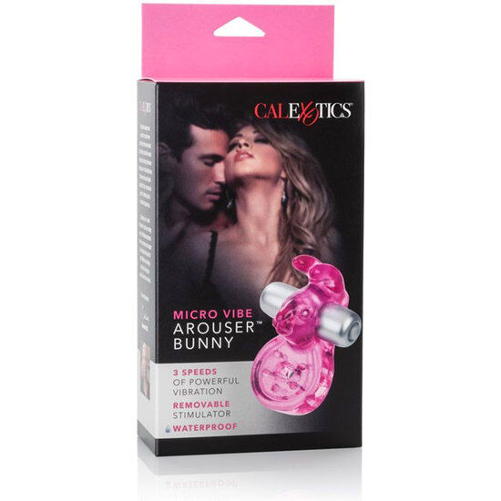 CALEXOTICS - MICRO VIBE AROUSEL BUNNY VIBRATING RING PINK