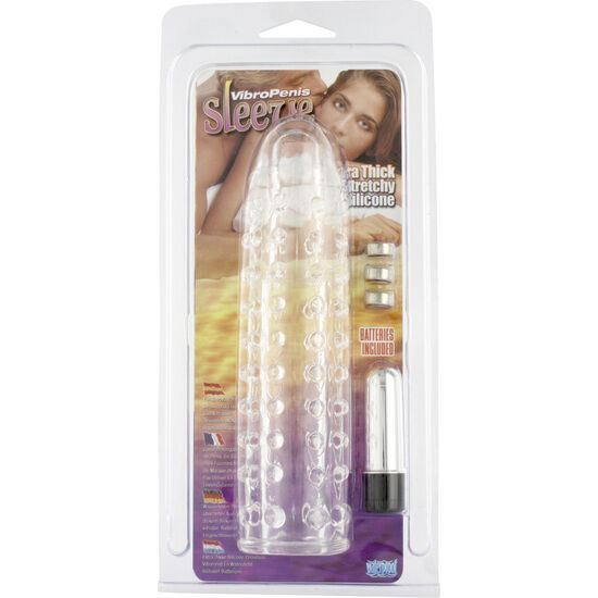 SEVEN CREATIONS - VIBRATING PENIS SLEEVE - CLEAR