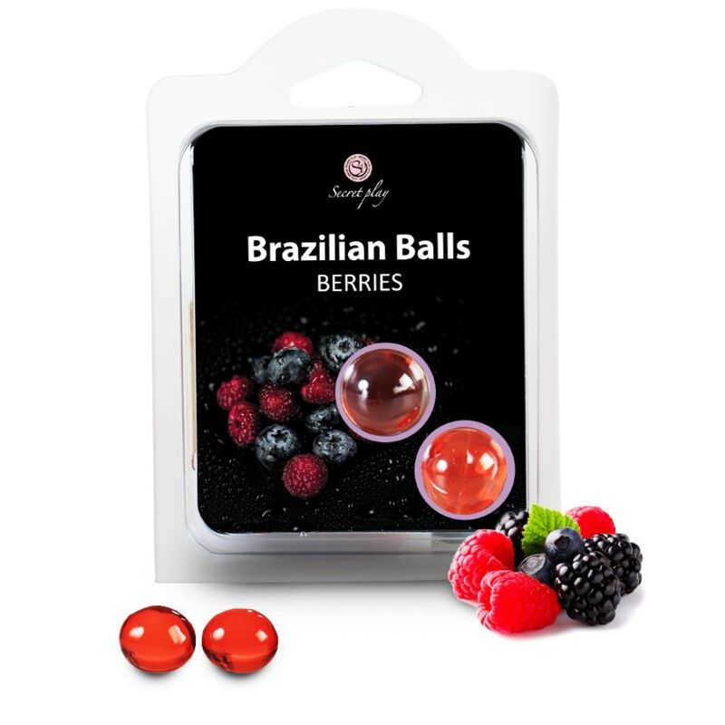 SECRETPLAY - BRAZILIAN BALLS FOREST FRUITS SET OF 2 BALLS