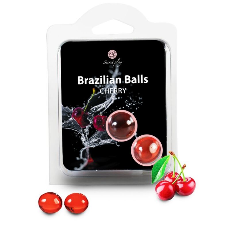 SECRETPLAY - BRAZILIAN BALLS CHERRY SET 2 BALLS