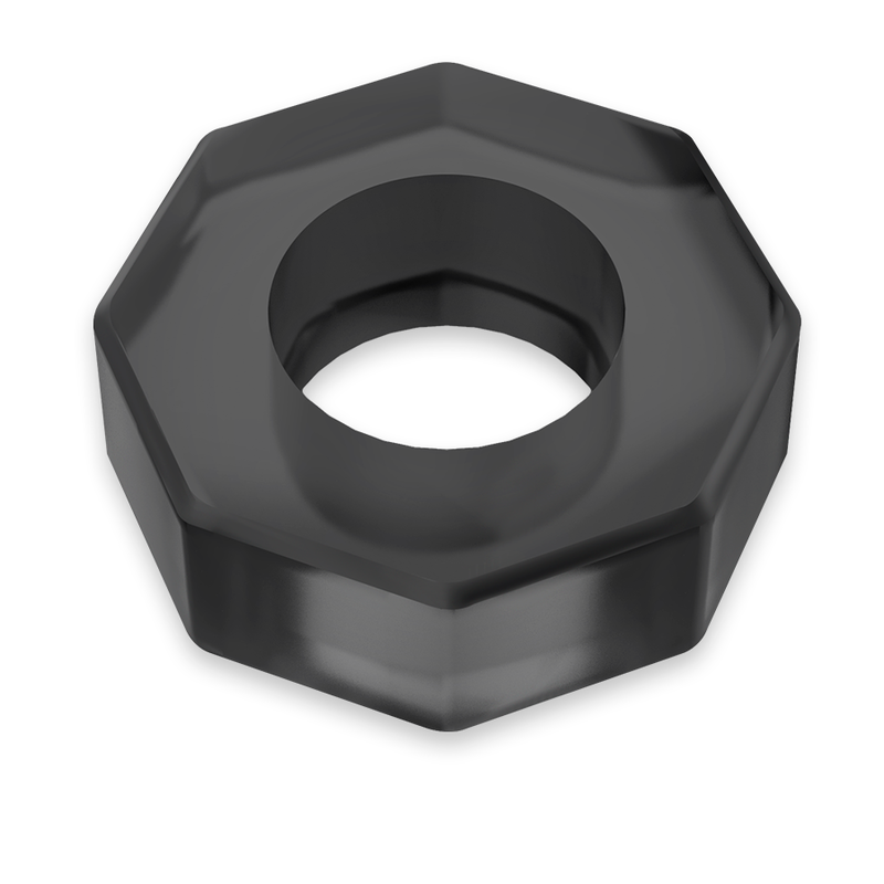 POWERING - SUPER FLEXIBLE AND RESISTANT PENIS RING 5CM PR10 BLACK