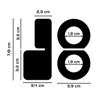 POWERING - SUPER FLEXIBLE AND RESISTANT DOUBLE PENIS RING PR09 CLEAR