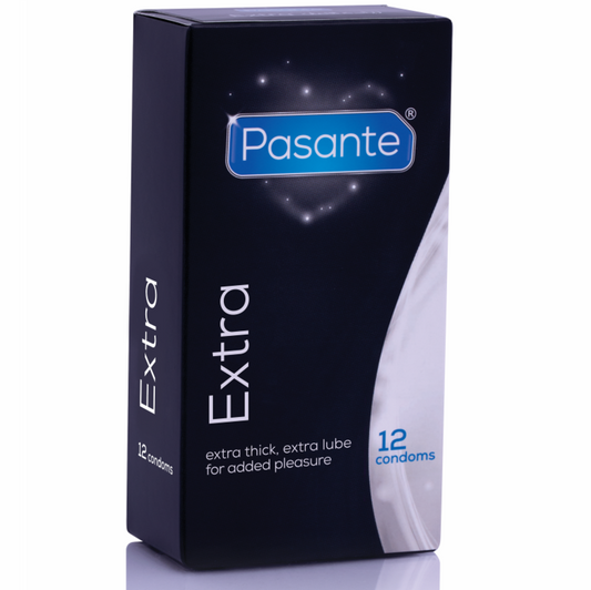 PASANTE - EXTRA THICK CONDOMS 12 UNITS