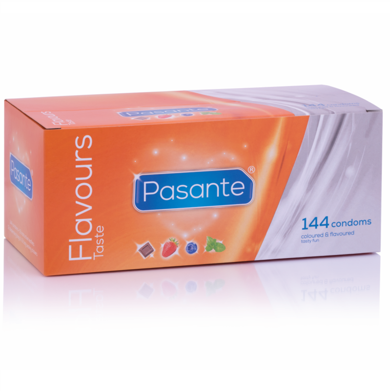 PASANTE - FLAVORFUL CONDOMS 144 UNITS