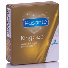 PASANTE - KING MS LONG AND WIDE CONDOMS 3 UNITS