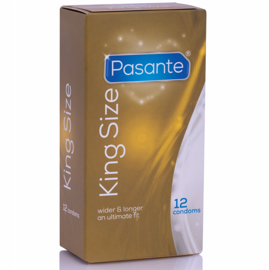 PASANTE - KING MS LONG AND WIDE CONDOMS 12 UNITS