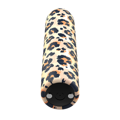 CUSTOM BULLETS - LEOPARD RECHARGEABLE BULLET 10 INTENSITIES