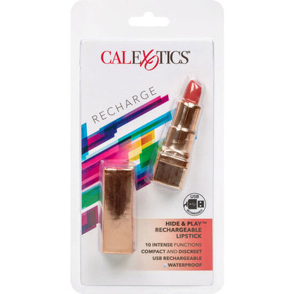 CALEXOTICS - HIDE &amp; PLAY REFILLABLE LIPSTICK BULLET RED