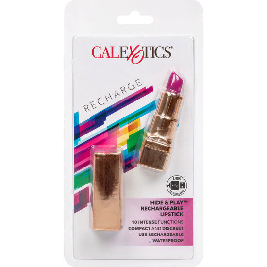 CALEXOTICS - HIDE &amp; PLAY LILAC REFILLABLE LIPSTICK BULLET