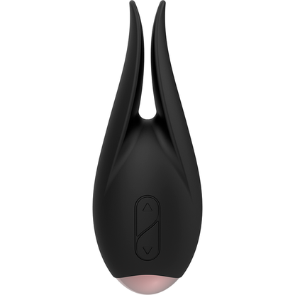 COQUETTE CHIC DESIRE - BLACK / GOLD FLOWER CLITORIS STIMULATOR