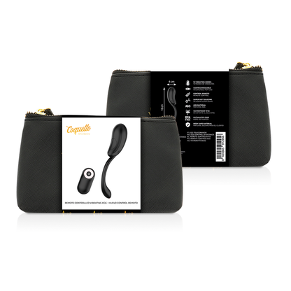 COQUETTE CHIC DESIRE - RECHARGEABLE REMOTE CONTROL EGG BLACK / GOLD