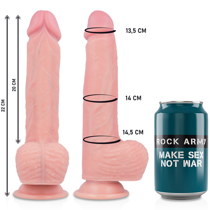 ROCKARMY - HAWK ROTADOR Y VIBRADOR 22 CM -O- 4.6 CM