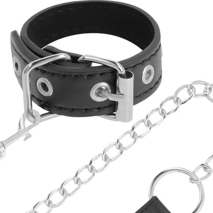 DARKNESS - PENIS RING WITH STRAP