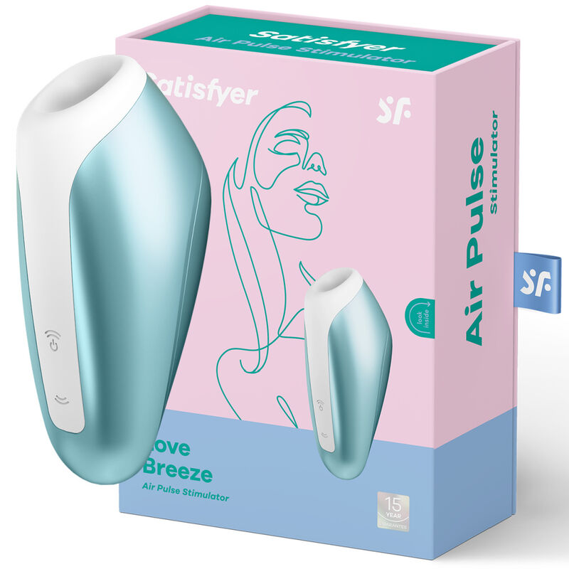 SATISFYER - LOVE BREEZE SUCTION ICE BLUE