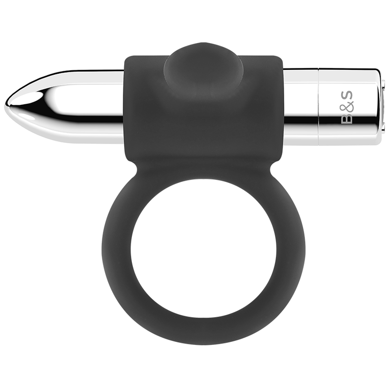 BLACK&amp;SILVER - CAMERON RECHARGEABLE RING SILVER