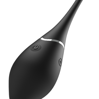 BLACK&amp;SILVER - JENELL RECHARGEABLE VIBRATING EGG