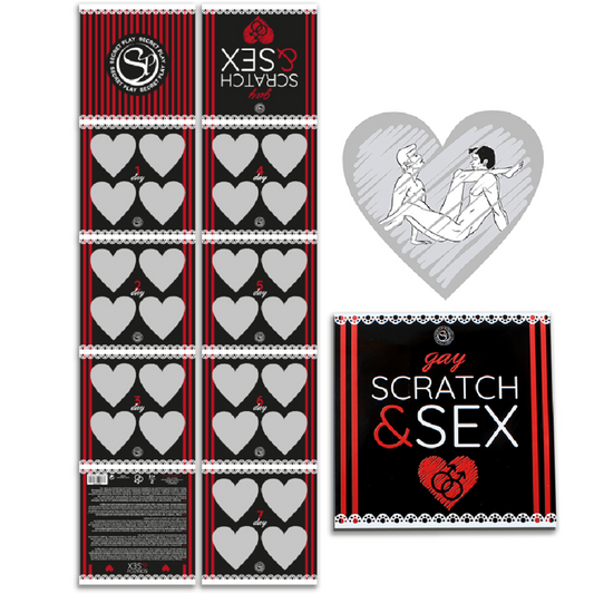 SECRETPLAY - SCRATCH &amp; SEX GAY COUPLES GAME (ES/EN/FR/PT/DE)