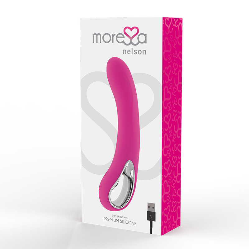 MORESSA - NELSON MASAJEADOR PUNTO G PREMIUM SILICONE RECARGABLE