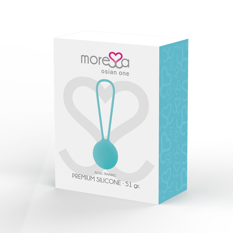 MORESSA - OSIAN ONE PELVIC FLOOR TRAINING 51gr PREMIUM SILICONE TURQUOISE