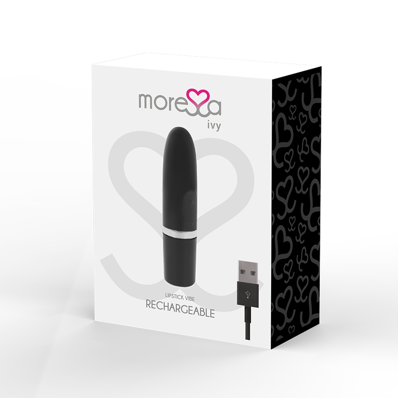 MORESSA - IVY TRAVEL LIP SIMULATOR MASSAGER BLACK