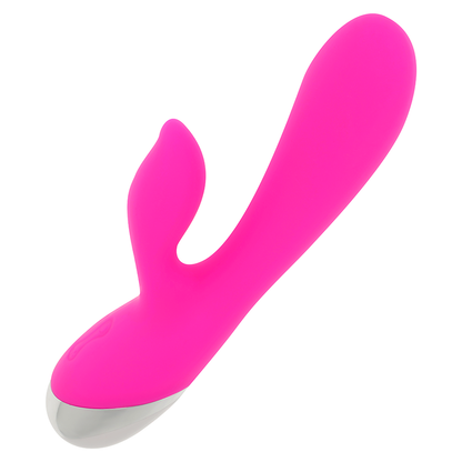 OHMAMA - VIBRADOR CON RABBIT 10 MODOS DE VIBRACIÓN 19 CM