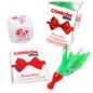 INEDIT - GIFT BOX WITH BOW (DICE + CONDOM + FEATHER)