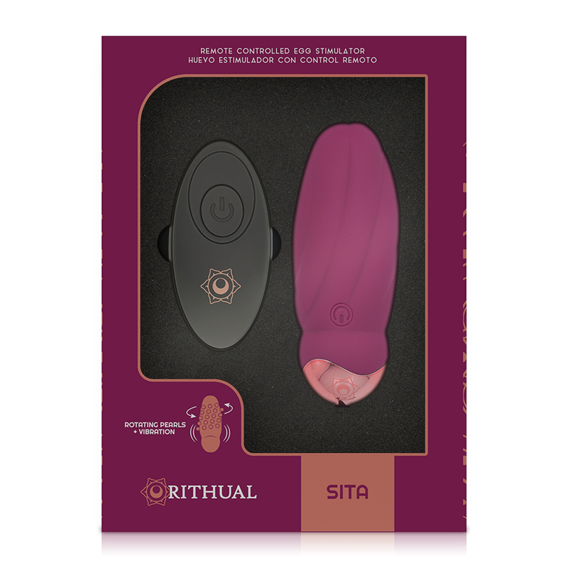 RITHUAL - SITA EGG REMOTE CONTROL PEARL ROTATION + VIBRATION