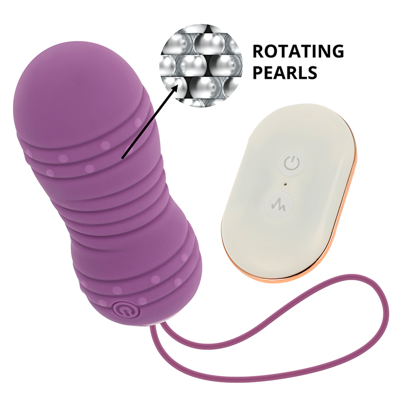 OHMAMA - REMOTE CONTROL EGG 7 MODES ROTATION LILAC