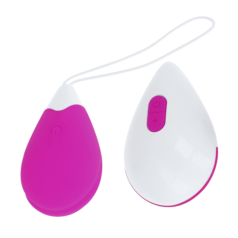 OHMAMA - 10 MODE VIBRATING EGG, PURPLE AND WHITE