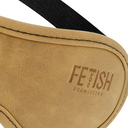 FETISH SUBMISSIVE ORIGIN - VEGAN LEATHER MASK WITH NEOPRENE LINING