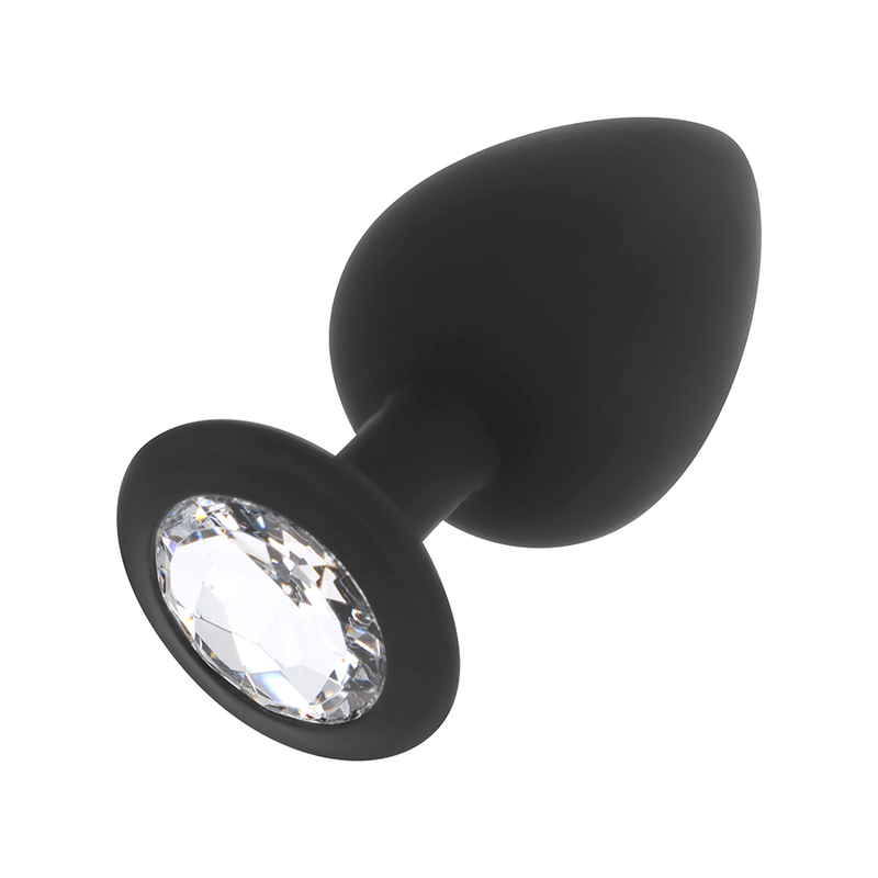 OHMAMA - DIAMOND SILICONE ANAL PLUG SIZE S 7 CM