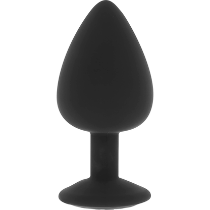 OHMAMA - DIAMOND SILICONE ANAL PLUG SIZE S 7 CM