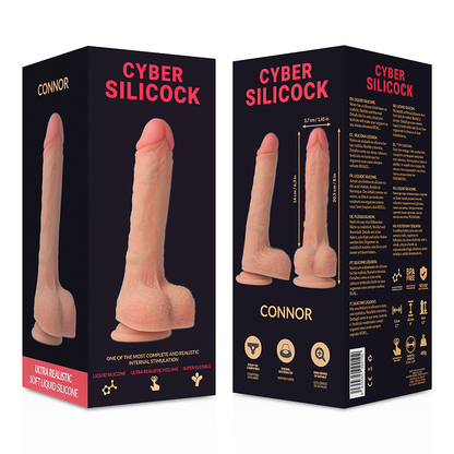 CYBER SILICOCK - CONNOR REALISTIC LIQUID SILICONE 20.5 CM -O- 3.7 CM