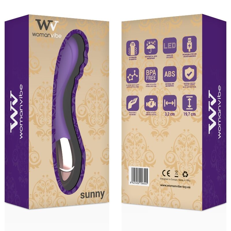 WOMANVIBE - SUNNY RECHARGEABLE SILICONE VIBRATOR