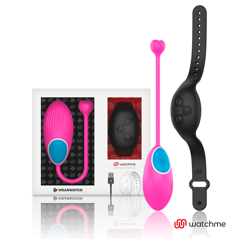 WEARWATCH - EGG REMOTE CONTROL TECHNOLOGY WATCHME FUCHSIA / JET BLACK