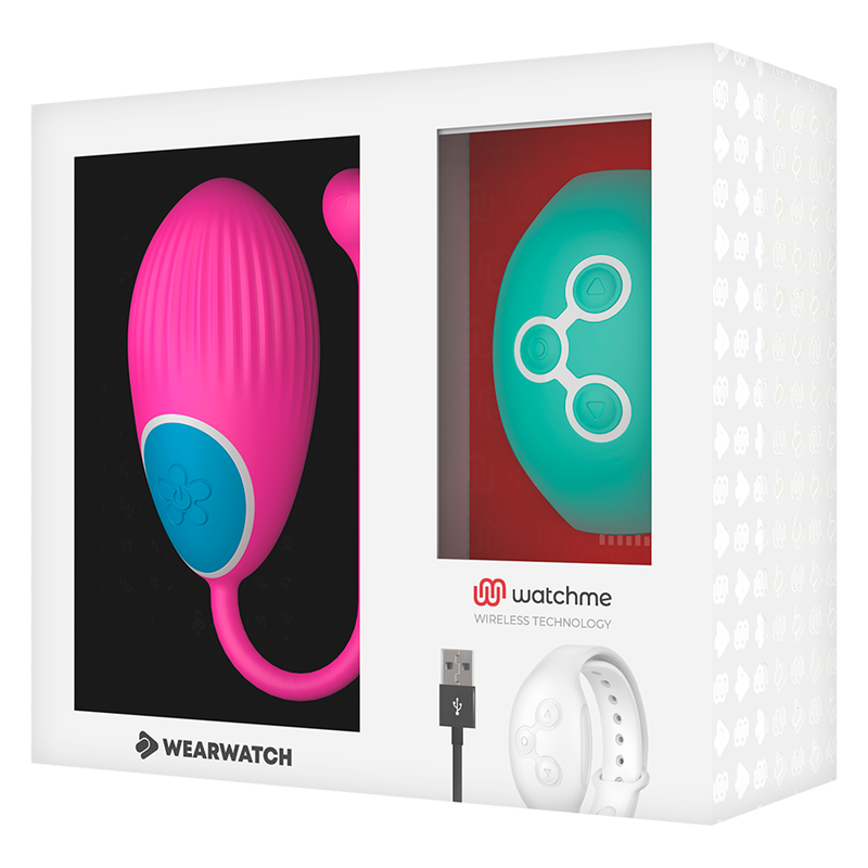 WEARWATCH - EGG REMOTE CONTROL TECHNOLOGY WATCHME FUCHSIA / AQUAMARINE