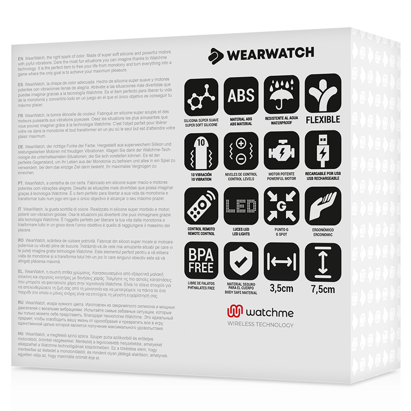 WEARWATCH - EGG REMOTE CONTROL TECHNOLOGY WATCHME WATER MARINE / SNOW