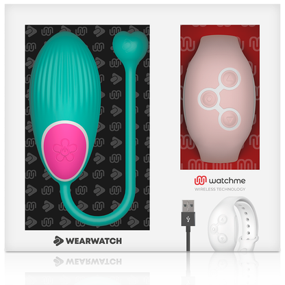 WEARWATCH - EGG REMOTE CONTROL TECHNOLOGY WATCHME AQUAMARINE / PINK