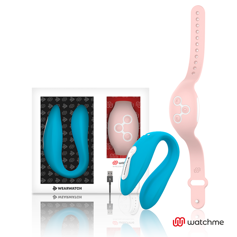 WEARWATCH - DUAL TECHNOLOGY VIBRATOR WATCHME INDIGO / PINK