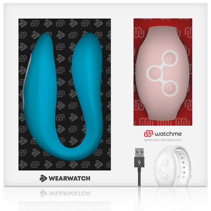 WEARWATCH - DUAL TECHNOLOGY VIBRATOR WATCHME INDIGO / PINK