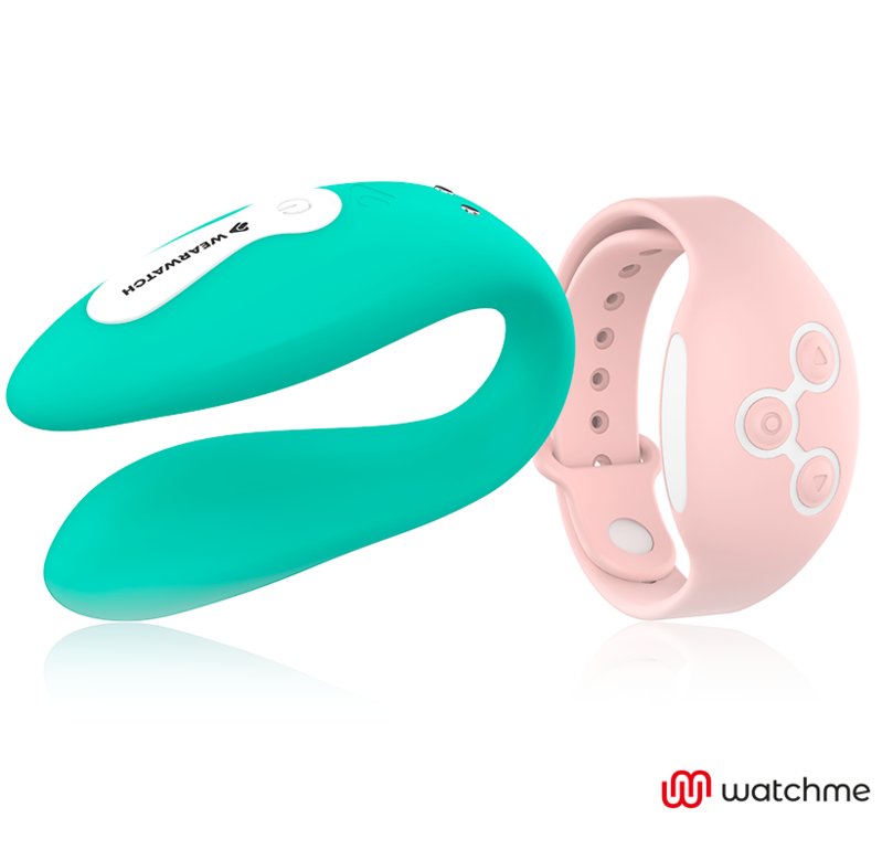 WEARWATCH - VIBRADOR DUAL TECHNOLOGY WATCHME AGUA MARINA / ROSA