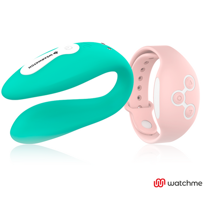 WEARWATCH - VIBRADOR DUAL TECHNOLOGY WATCHME AGUA MARINA / ROSA