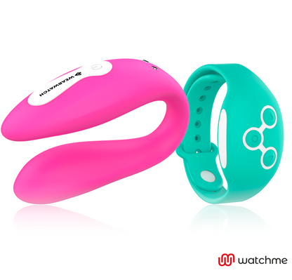 WEARWATCH - VIBRADOR DUAL TECHNOLOGY WATCHME FUCSIA / AGUA MARINA