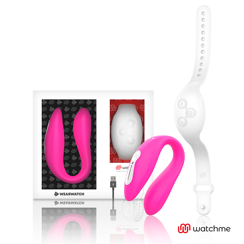 WEARWATCH - WATCHME DUAL TECHNOLOGY VIBRATOR FUCHSIA / SNOW