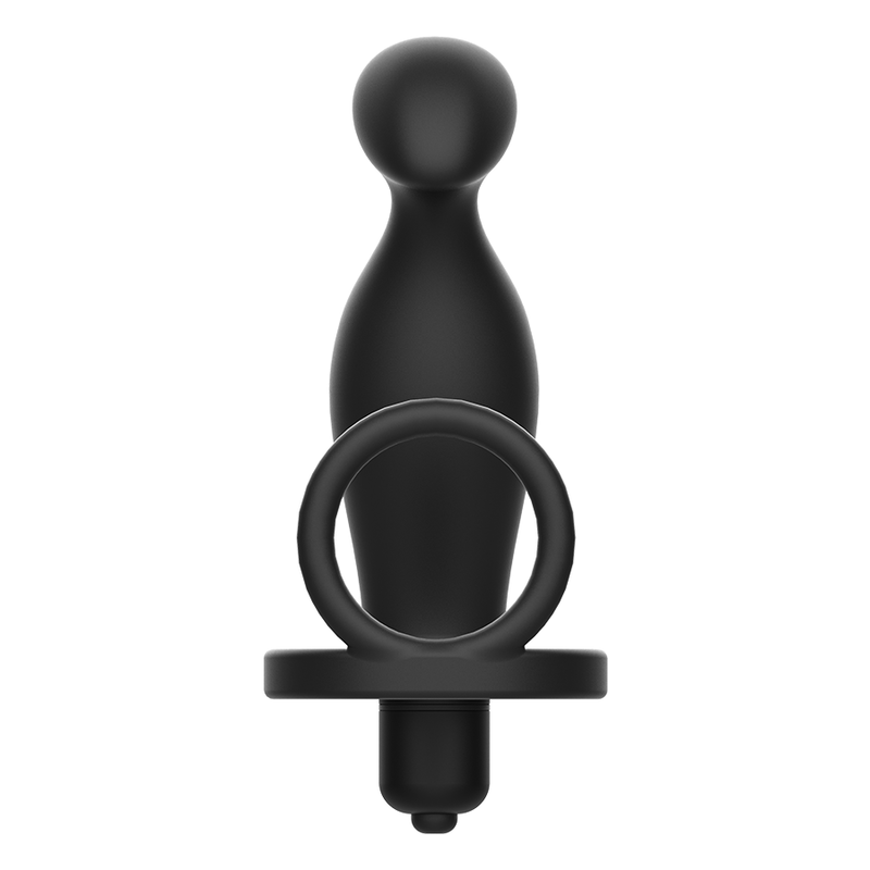 ADDICTED TOYS - ANAL PLUG WITH BLACK SILICONE RING 12 CM