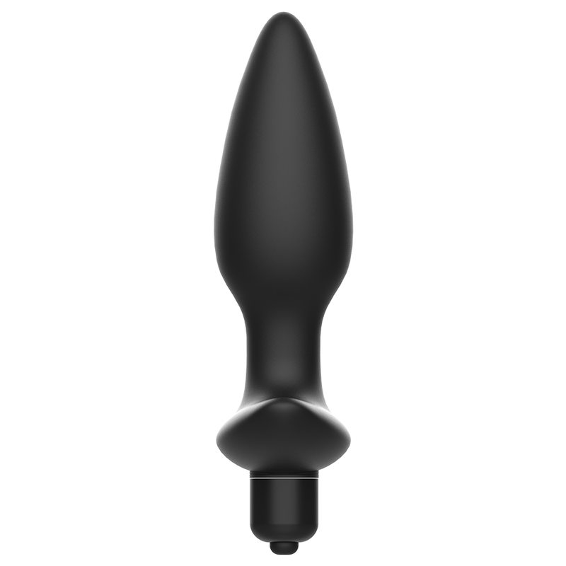 ADDICTED TOYS - BLACK VIBRATING ANAL PLUG MASSAGER